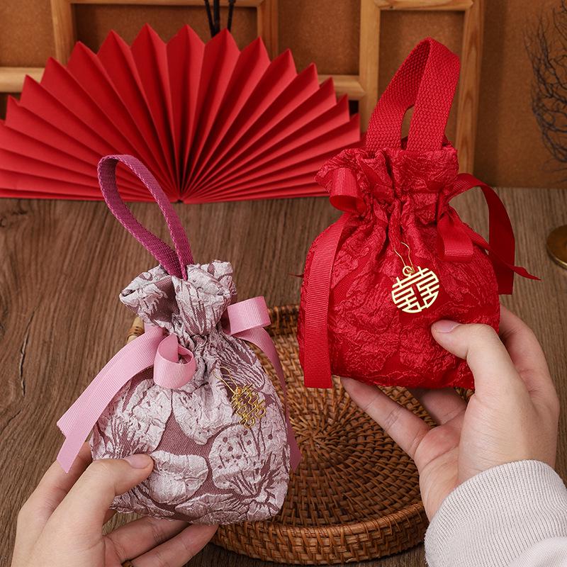 2026 Nordic Style Wedding Candy Box and Drawstring Souvenir Bag