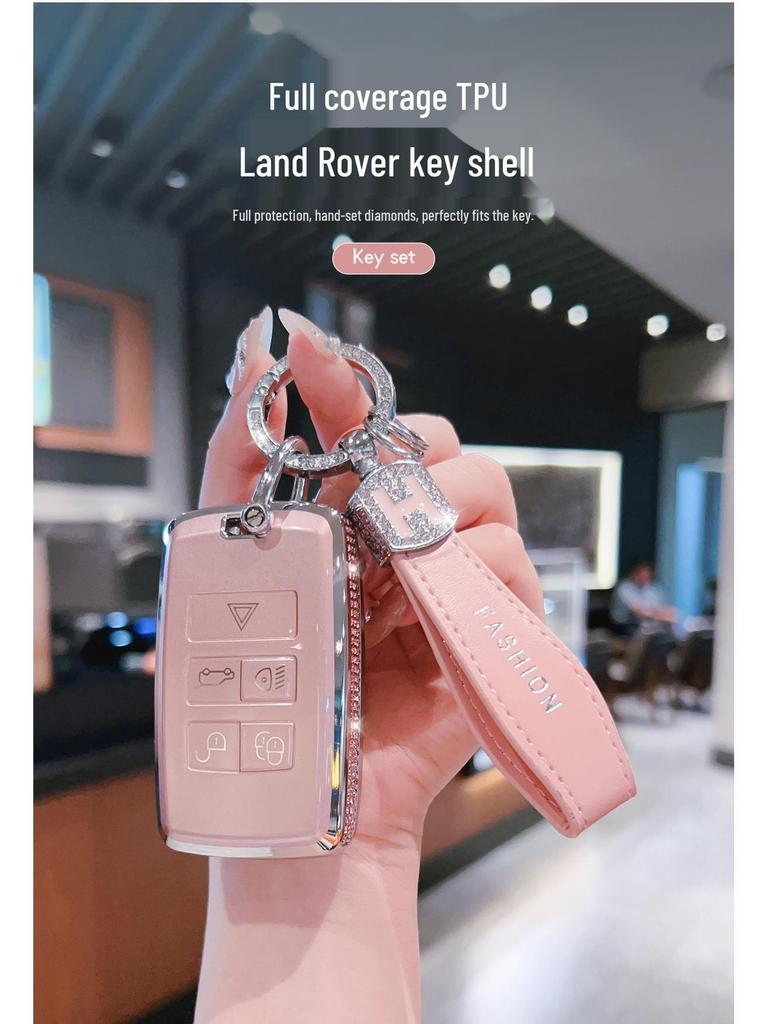Land Rover Schlüsseletui für Evoque, Defender 110, Discovery 4, Range Rover Sport 5, Velar, SVR Autoschnalle
