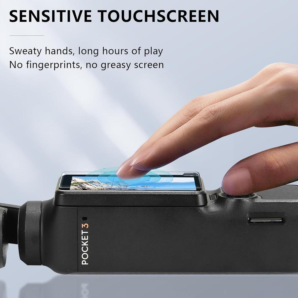 Tempered Glass Lens Screen Protector For DJI OSMO Pocket 3 9H 2.5D HD Transparent Anti-Scratch Action Camera Accessories
