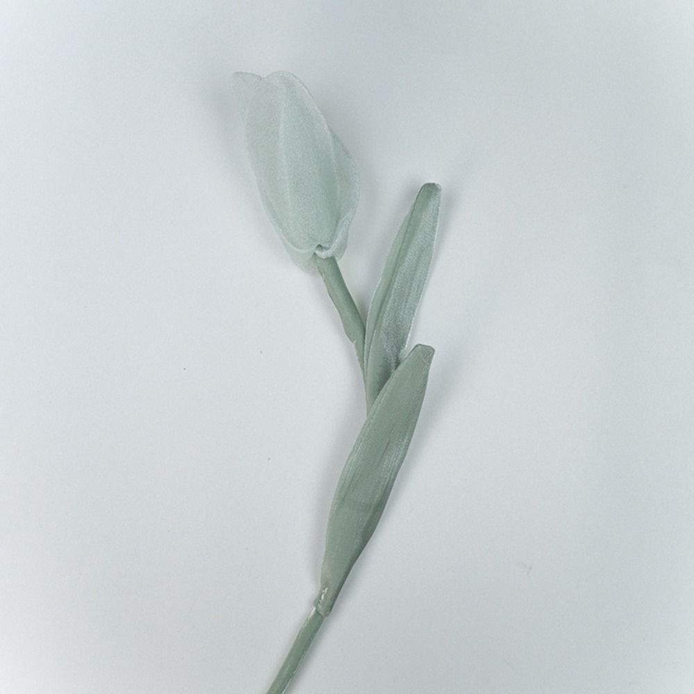 

5 шт. Однотонна нашивка на одяг у формі тюльпана, марлева квітка, аксесуари для одягу, светр зелений