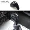 Fit for Toyota Hilux Revo Rocco Fortuner 2015 2016 2017 2018    Carbon Fiber Color Gear Shift Knob Cover Trim