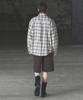 INSILENCE Garment-Dyed Bermuda Shorts Brown