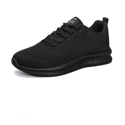 Schwarze Neue Damenschuhe Mesh-Sneaker Herren Deodorierend Atmungsaktiv Leicht Weiche Sohle Fliegengewebe Sommer Laufschuhe