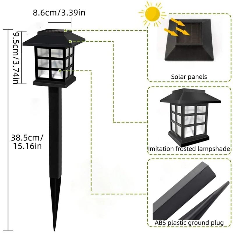 Led Solar Power Lawn Lamp