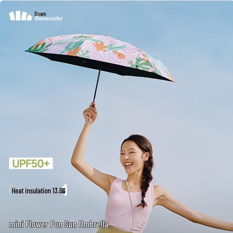 Banana Umbrella 5-Fold UV Protection Sun Rain Umbrella