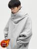 Ninja Herren-Hoodie mit Stehkragen gegen soziale Ängste – Herbst/Winter Samtjacke, schweres Material, trendige Partnerjacke