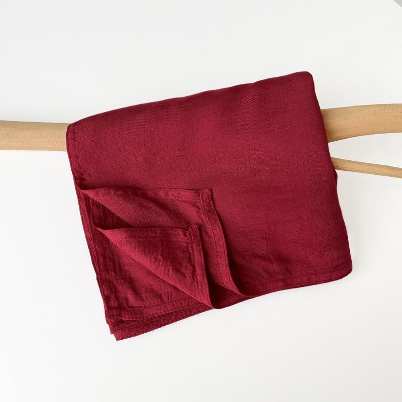 Summer Cotton and Linen Scarf Solid Color Simple Sunscreen Shawl Women's High-end Silk Scarf Yarn Headscarf