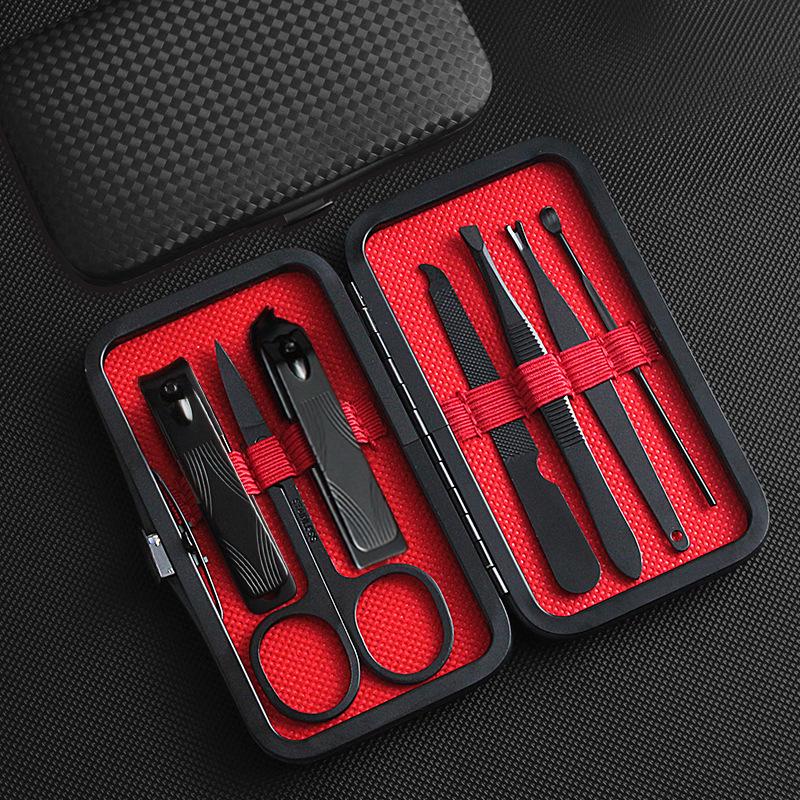 

Милый женский маникюрный набор «Черная красота» из 12 предметов с логотипом