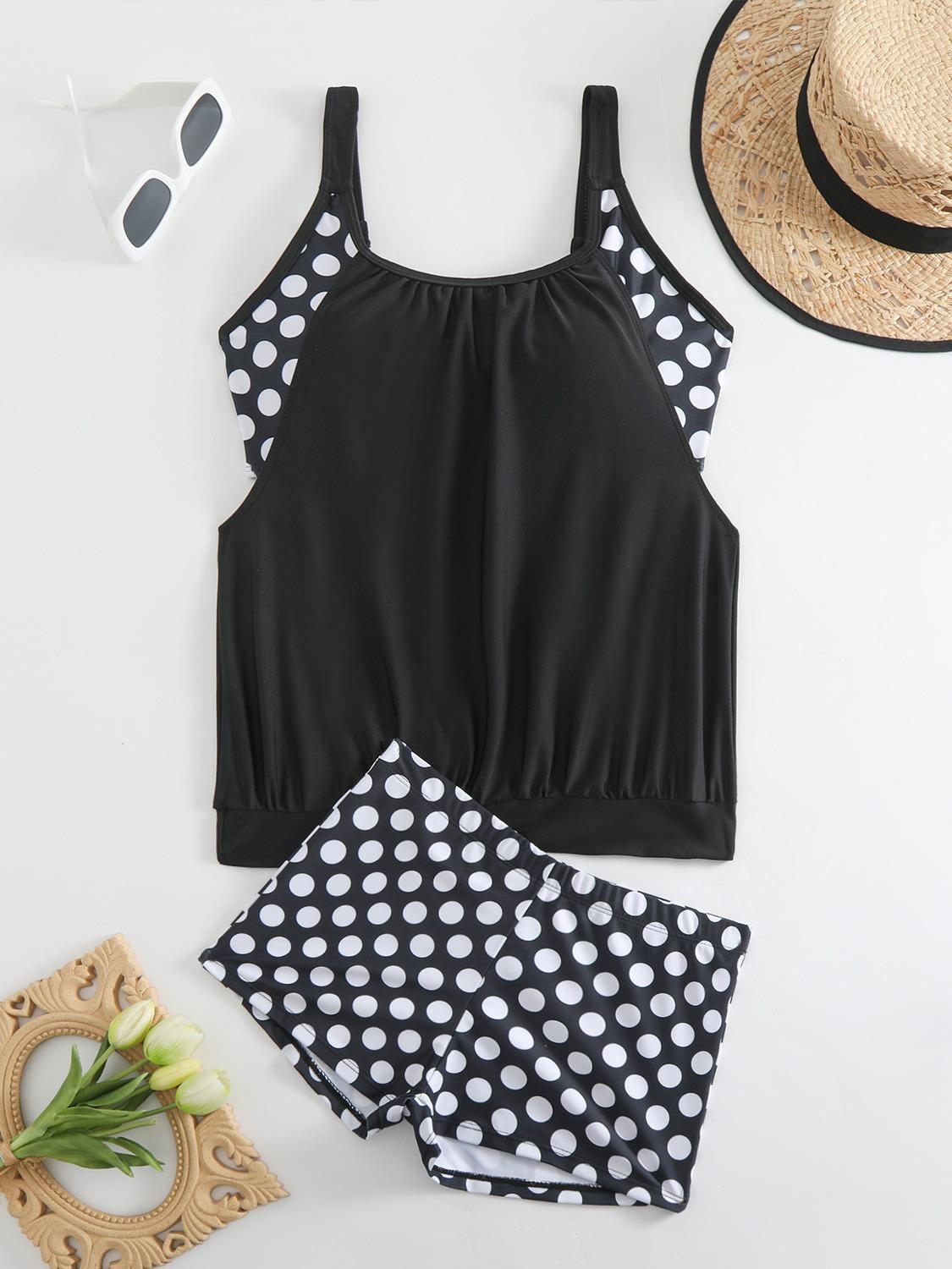 New bikini swimsuit two-piece floral swimsuit hot-selling swimsuit S