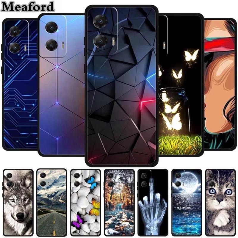 For Moto G85 5G Case TPU Animals Soft Silicone Back Cover Phone Cases For Motorola Moto E14 MotoG85 Wolf Protective Cool funda