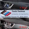 For Hyundai Tucson TL 2016 2017 2018  Suede Leather Dashmat Dash Mat Cover Dashboard Pad Sunshade Carpet Car Accessories