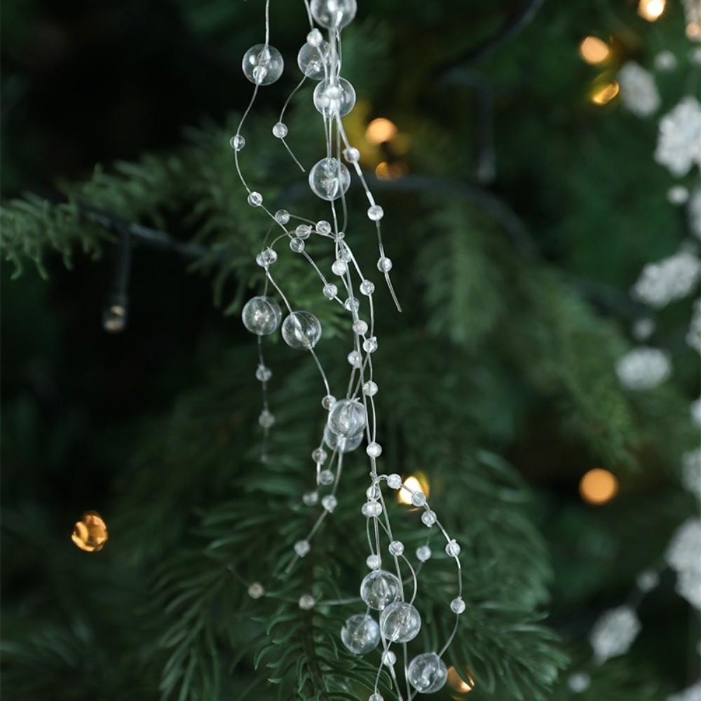 Christmas Tree Crystal Beads Curtain Acrylic Wedding Party Supplies Xmas Tree Garland  Home Decor