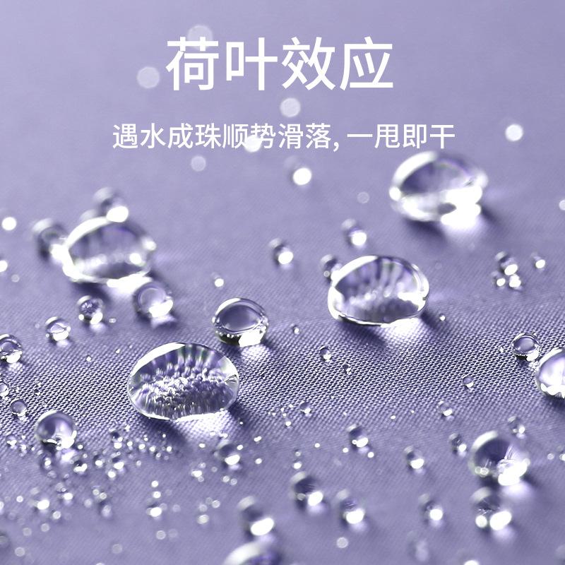 10 bone vinyl umbrella small fresh double large sunscreen umbrella manual reverse folding