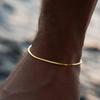 St. Delan Stainless Steel Octagonal Chain Men's Snake Bone Titanium Bracelet - Fashionable and Simple Design