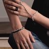 APM Monaco [Romantic Confession] Swirling Dragon Tail Design Fashion Trend Exquisite Light Luxury Style Retro Niche Ring Women’s Silver A18452OX