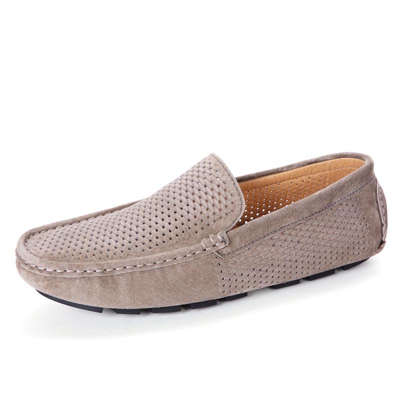 Men Loafers Casual Boat Shoes Handmade Footwear Breathable Suede Shoes Men Elegantes Leisure Walk Moccasins Slip On Mens Shoes