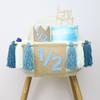 Boho 1. Geburtstag Hochstuhl Banner Garn Quaste Handgemachtes Geburtstagsbanner Leinenhut Holzperle Partydekoration Kinderparty