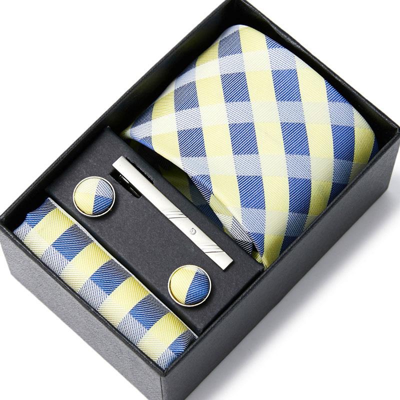 Nouvelle Cravate pour Homme Six Pièces Affaires Mariage Cravate pour Homme