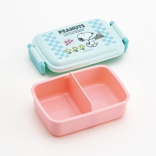 Skater Children's Lunch Box, 1 Tier, 450ml, Fluffy Dome Shape, Snoopy 80s Cafe, Antibacterial, For Children, Made in Japan RBF3ANAG-A