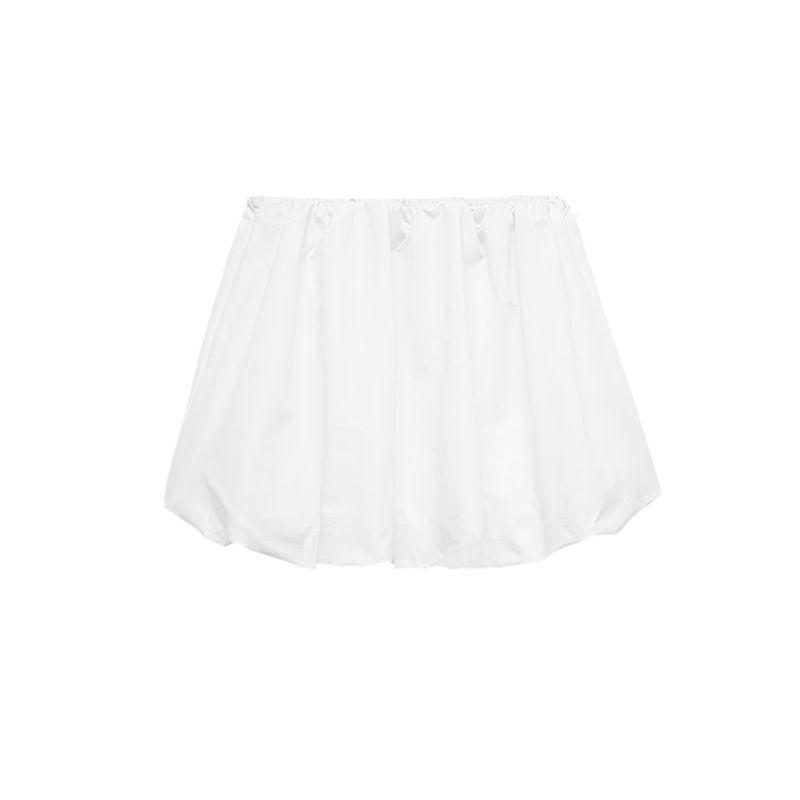 

Fashion Kaslead Leisure Bloomers Half-Length Mini Skirt White M