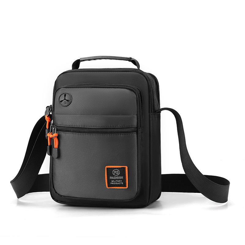 New simple trend messenger bag men's Oxford cloth large capacity waterproof and wear-resistant shoulder bag travel bag