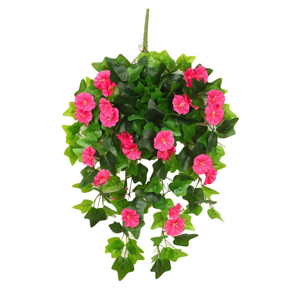 

Різнокольоровий штучний квітковий вінок з 12 вилок, 22 головок, рослин, прикраса для дому рожевий червоний колір