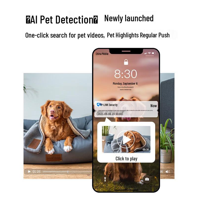 TP-LINK TL-IPC44AW 4MP 360° Wireless Home Security Camera (CN version)