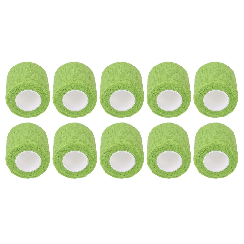 10Pcs Self Adhesive Elastic Bandage Multifunctional Disposable Shockproof Antislip Tattoo Handle Strap