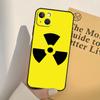 Nuclear Radiation Emblem Case For iPhone 13 14 Pro Max 11 12 Mini 6S 7 8 Plus SE 2020 2022 X XR XS MAX Cover Coque
