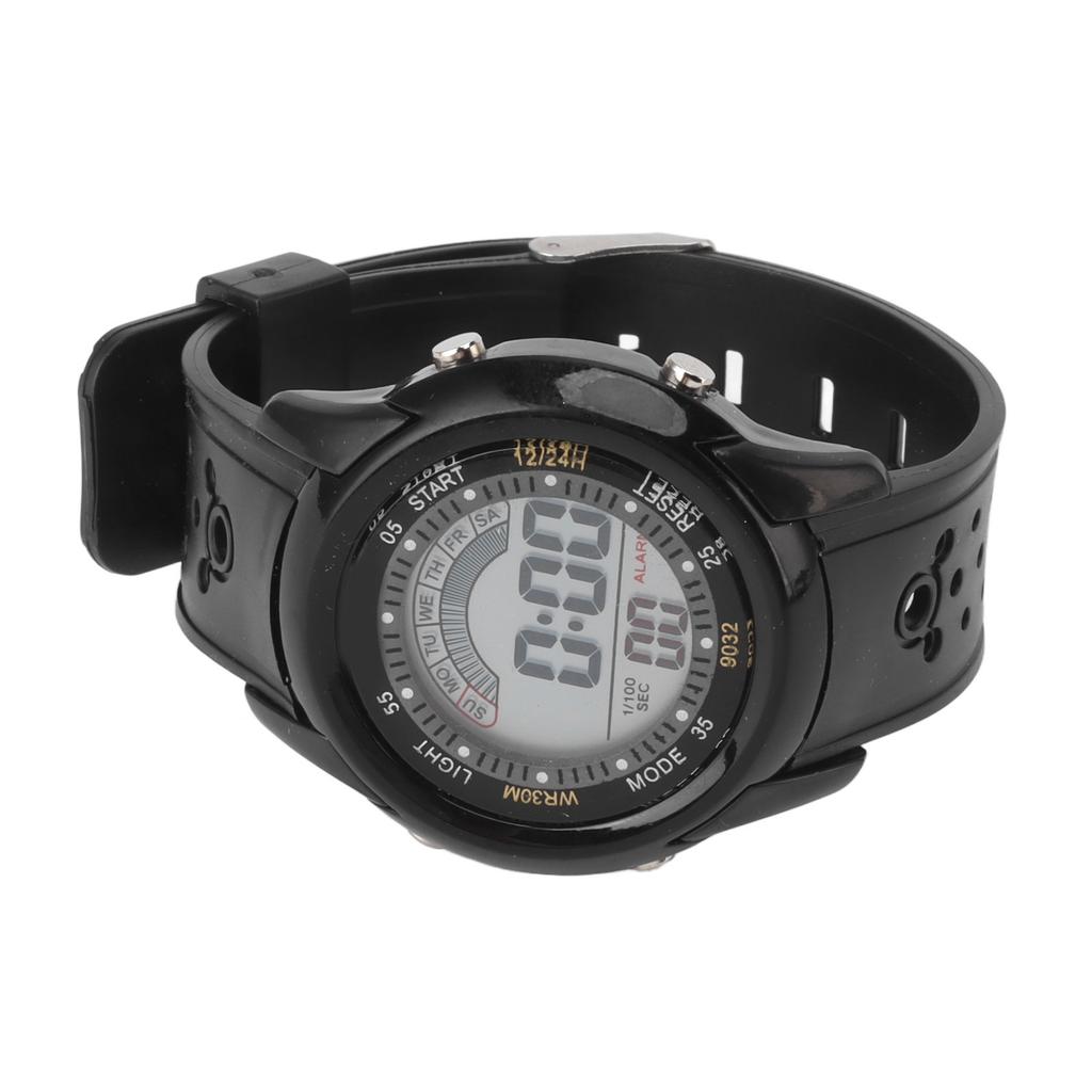 Sports Watch Luminous Waterproof Wear Resistant Alarm Function Stylish Digital Sports Watch for Outdoor Activities