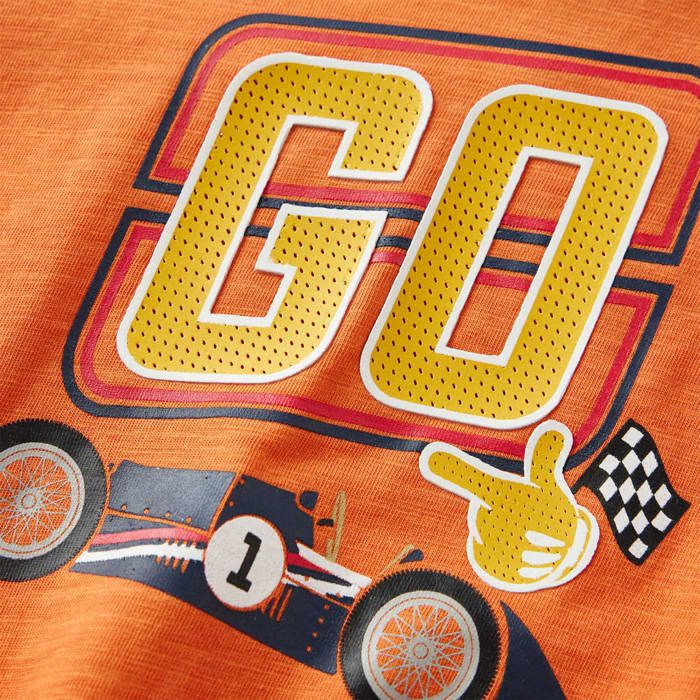 Kids' Long-sleeved T-shirt Dark Orange 92/104/116/128/140