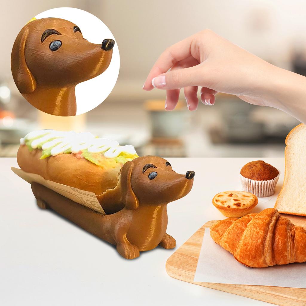 Podnos ve tvaru jezevčíka, Zábavný podnos na hot dogy a sushi, Talíř na sladkosti, Talíř na jídlo ve tvaru jezevčíka, Roztomilý talíř na jídlo se sendvičem ve tvaru jezevčíka pro domácí dekoraci