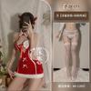 Sex Underwear Plush Tube Top Sexy Christmas Uniform Set Hollow Out Sex Pure Desire Uniform