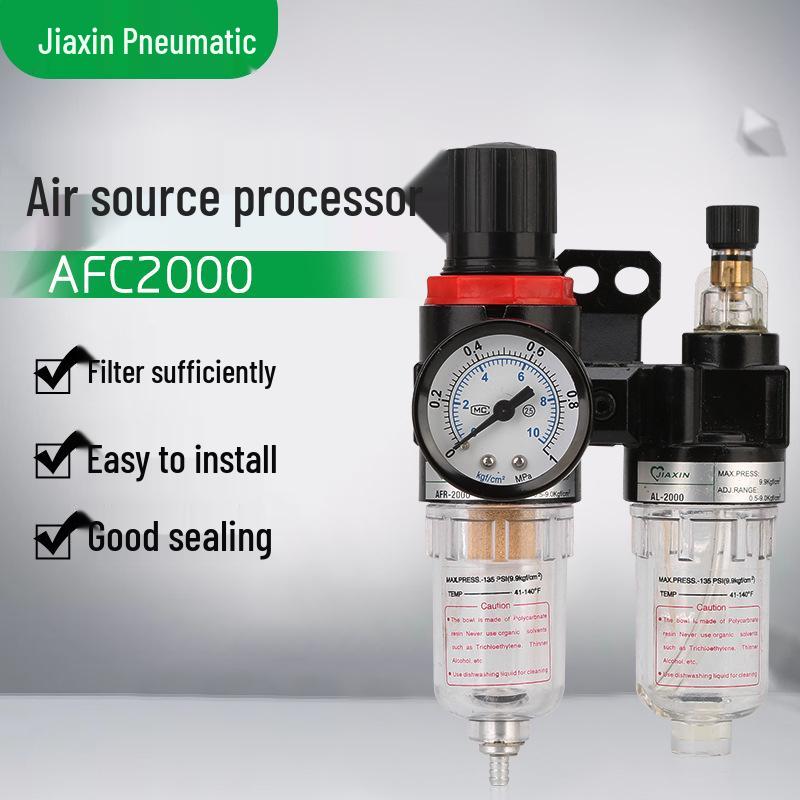 Jiaxin AFC2000 Pneumatic Oil-Water Separator & Air Source Processor Set
