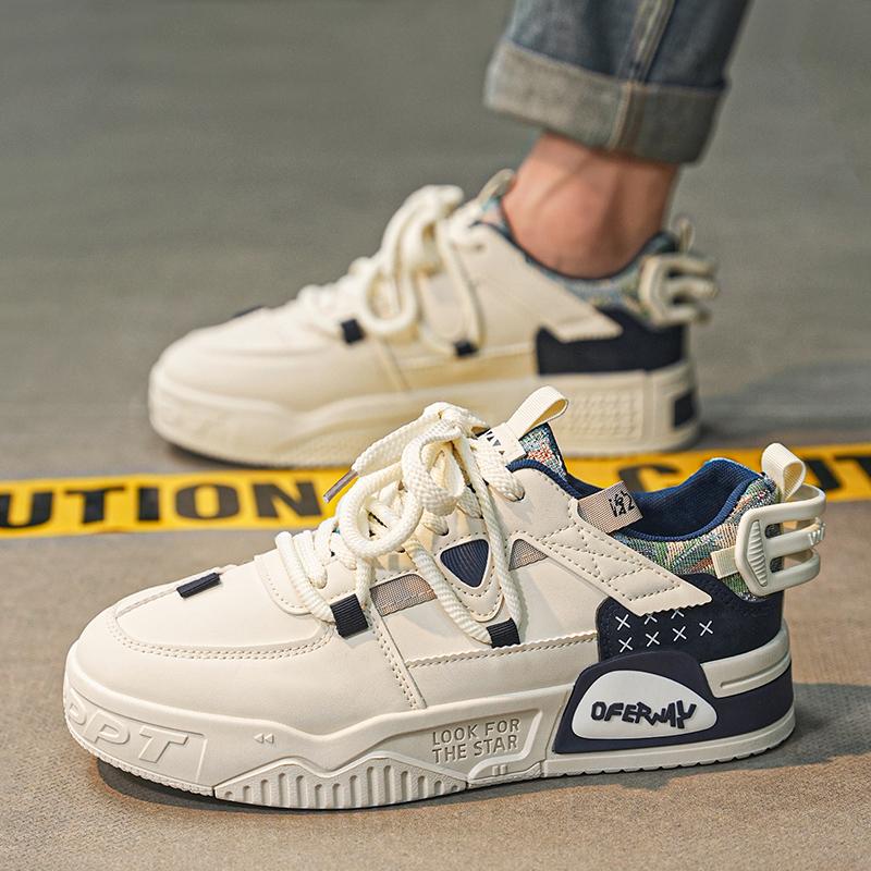 New Shoes for Men Sneakers thick sole Casual Fashionable Skateboard Shoes Male Low Top Platform Vulcanized Shoes Tenis Masculino