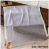 Elagant Shimmer Pearls Striped Hijab Scarf Soft Long Sunscreen Shawl Plain Solid Breathable Foulard Hijab