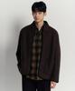 Beanpole Men Fleece Button-Up Cardigan Brown