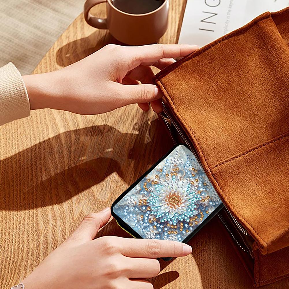 DIY Diamond Painting Card Holder Wallet Purse Diamond Painting Card Holder Coin Purse DIY Craft Gifts for Women