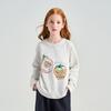 Montagut Girls' Fruit Print Long Sleeve T-Shirt
