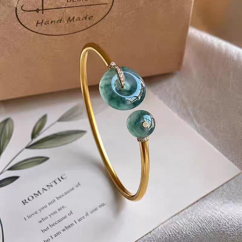 New Chinese Safety Buckle Bracelet Summer Cool Temperament Bracelet Girls New Niche Fashion Versatile Jewelry