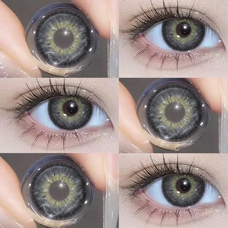 EYESHARE NEW Colored Contact Lenses for Eyes Brown Lenses Cosmetic Blue Eye Contacts Brown Natural Fashion Lenses
