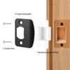Standard Door Strikes Plate Practical Residential Security Striker Door Lock Latches Restorers Spacer Easy Installion