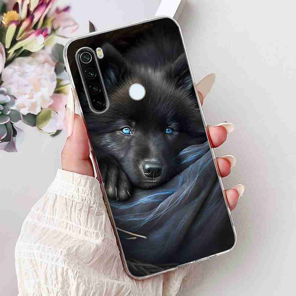 For Xiaomi Redmi Note 8 Case Vintage Dragon Luxury Flower Soft Silicone TPU Cover For Redmi Note8 Note 8T Phone Cases Shockproof