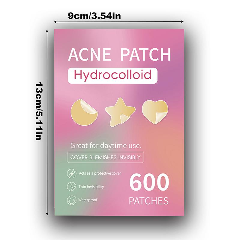 600 Pièces Patch Anti-Boutons Acné Invisible Suppression de l'Acné Autocollants de Soin de la Peau Correcteur Visage Point Beauté Outils de Maquillage