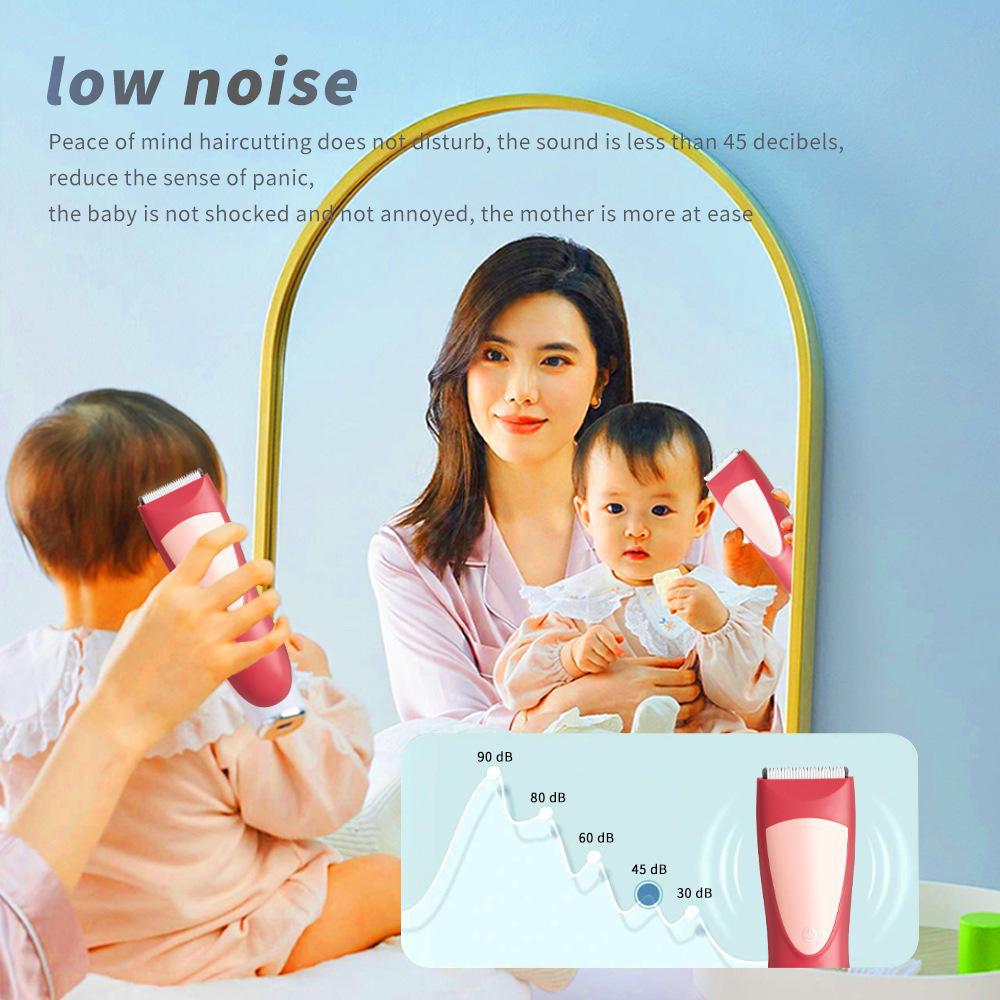 Rechargeable Silent Baby Hair Clipper for Newborns