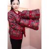 Thick Fleece Jacket Warm Cotton Cardigan Front Buttoned Loose Top