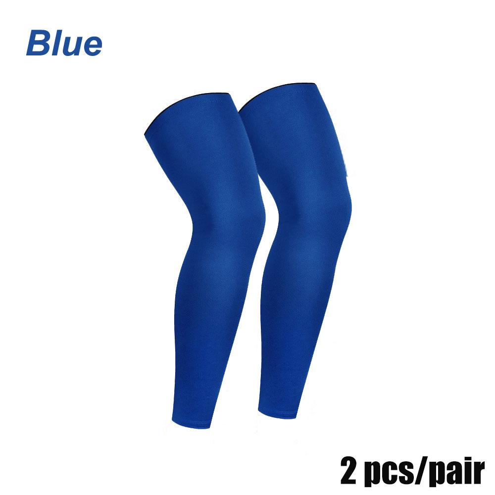 

Durable And Safe 1 Pair Sports Lengthen Compression Leg Warmers Basketball Football Cycling Socks Knee Calf Sleeves Uv Sun Leg Warmers Men Women L