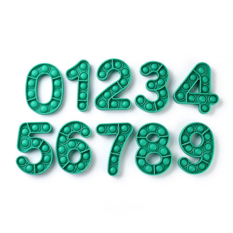 Поп-ит силиконовый крысолов: Детская математическая игрушка-антистресс с цифрами и символами