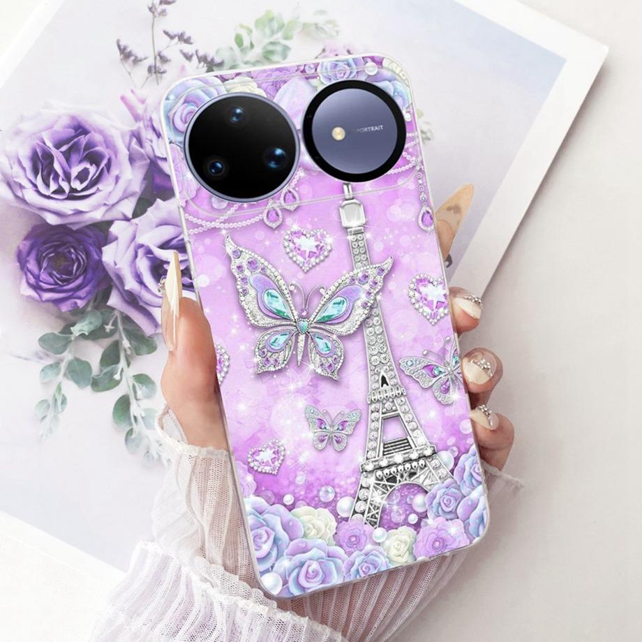 

For Huawei Nova 15 Ultra 15 Pro Phone Case Soft Clear Silicone Back Cover Butterfly Dragon Cat Floral Painting Funda Nova15 Capa Nova 15 Ultra