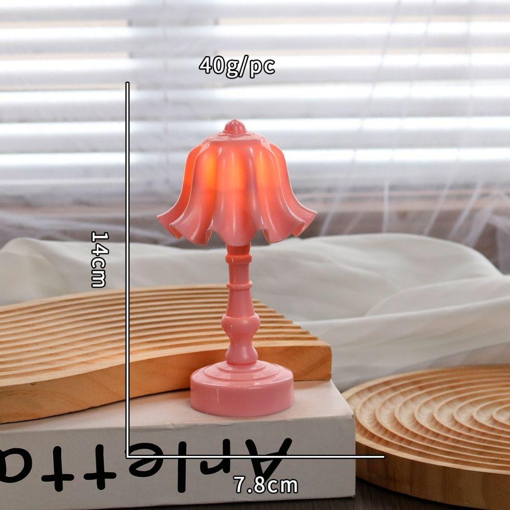 Retro Bedroom Desk Lamp Creative Flower Shape Night Light New Table Lamp